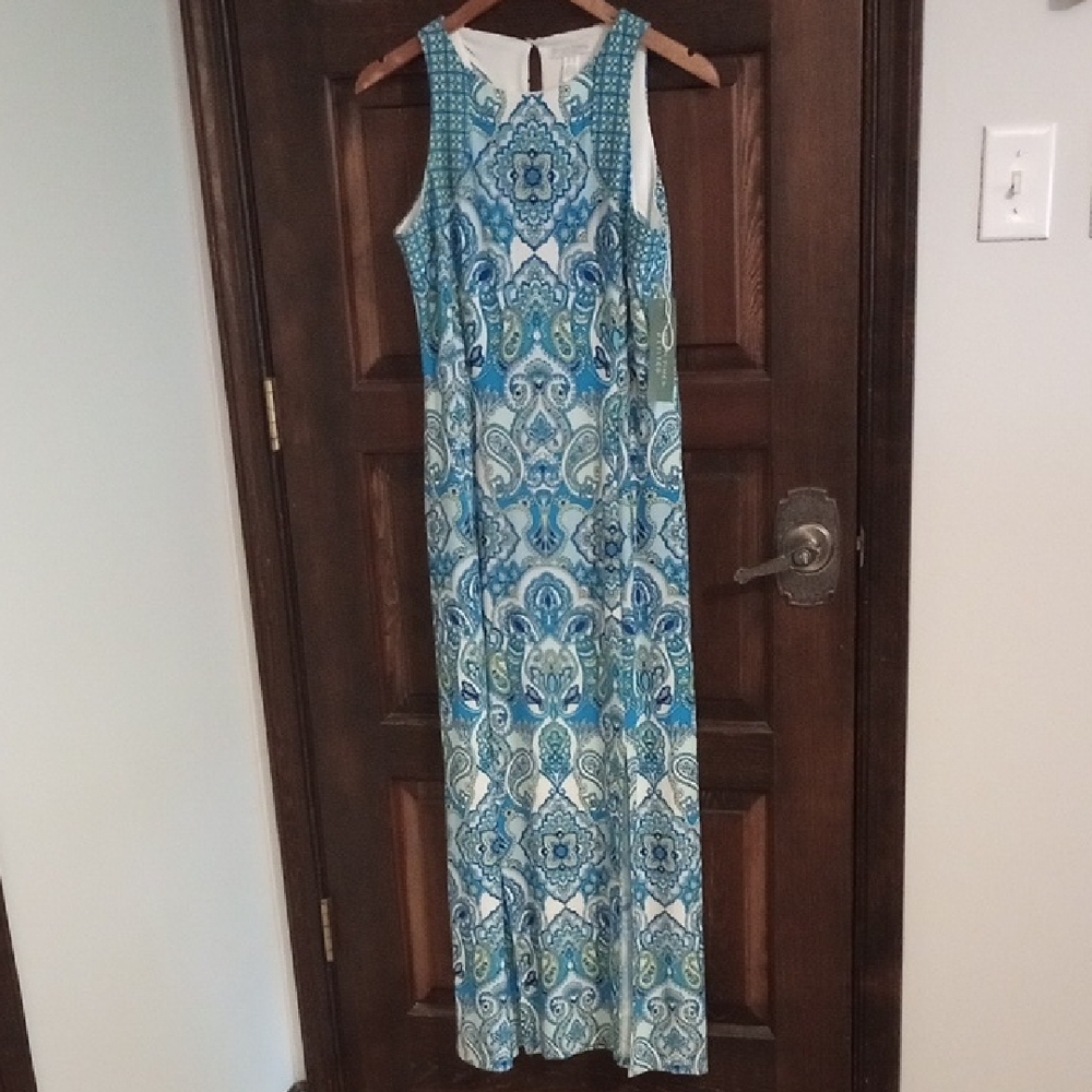London Times Petites Paisley Dress